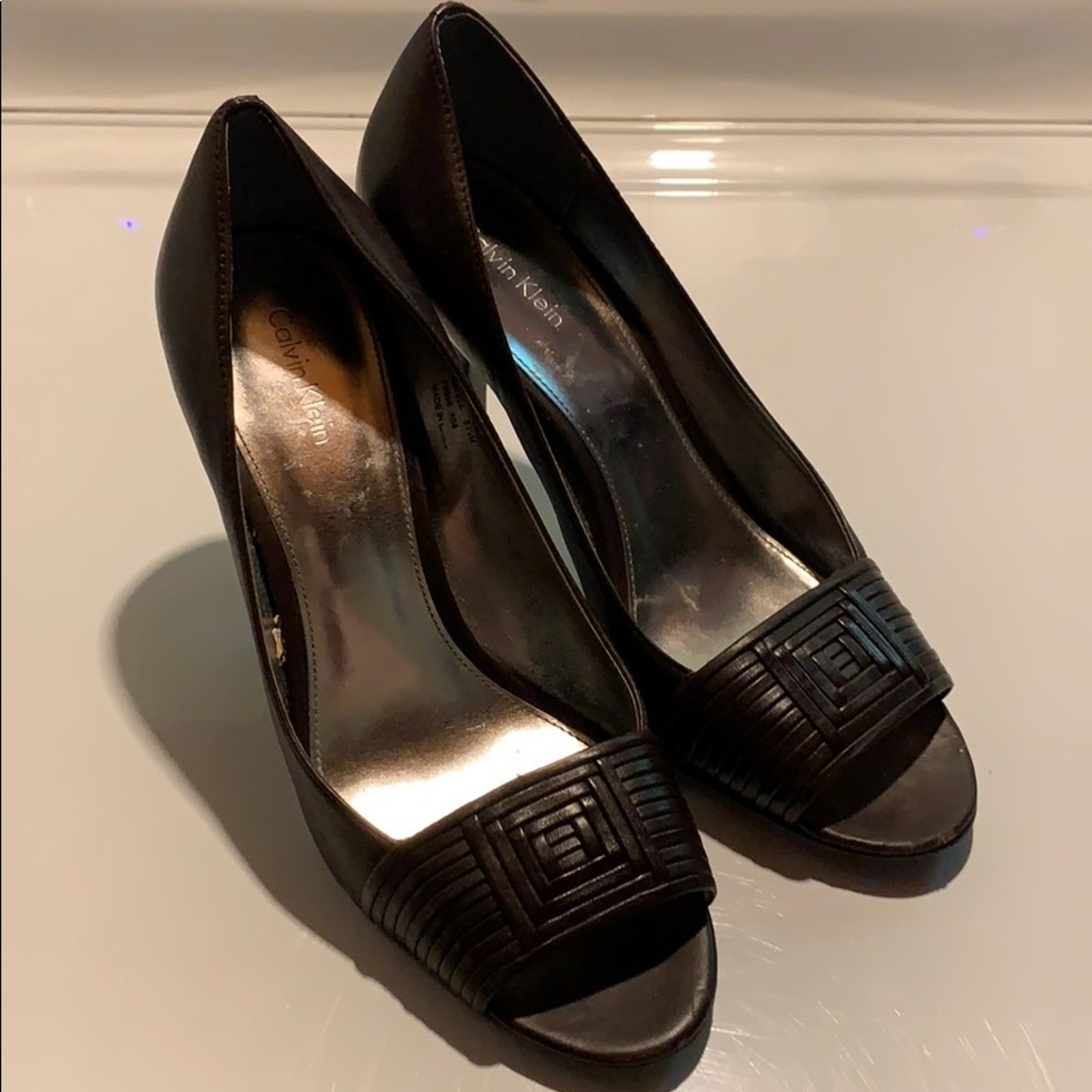 Calvin Klein Leather Heels